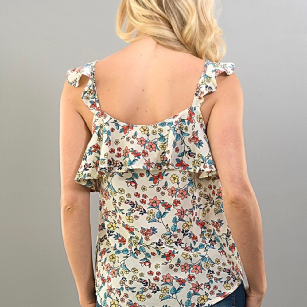 Floral tank top